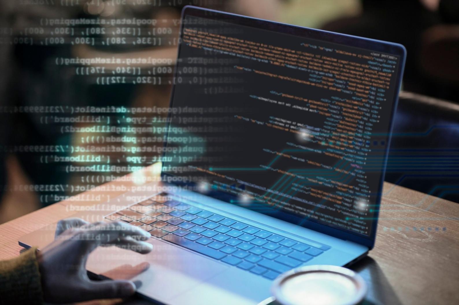 Vývojové prostředí s herním kódem a debugging nástroji